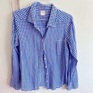 J. Crew gingham button down